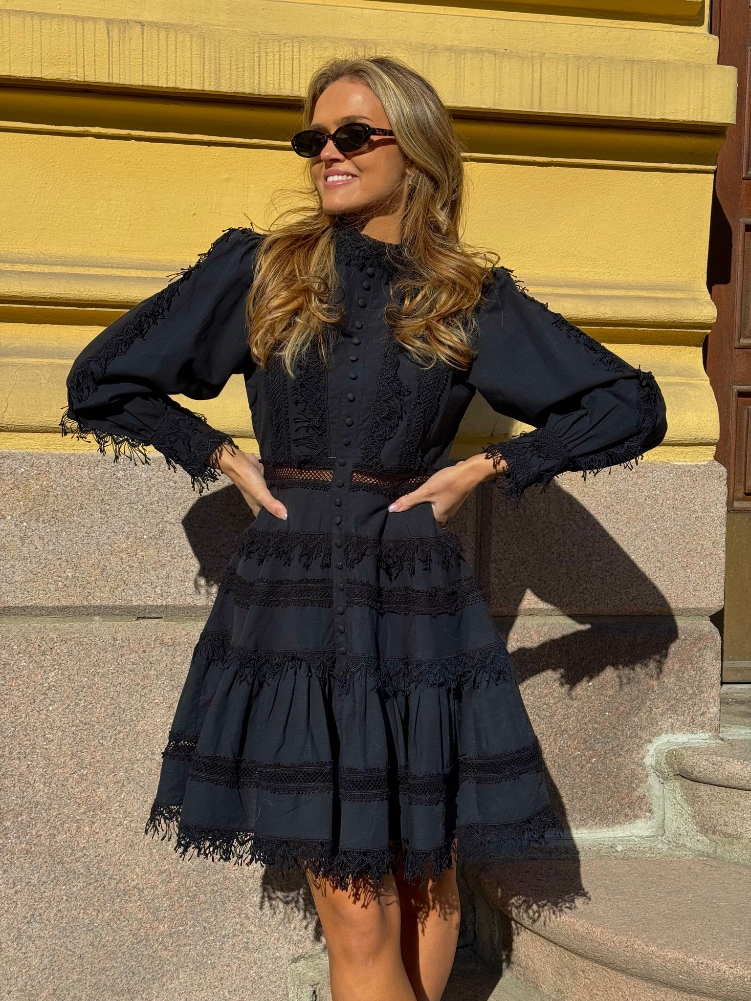 SLFSILJA Short Dress - Black